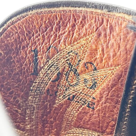 Lucchese N4554 Women’s 6.5 Brown Savannah Stitch Snip Toe Western Cowgirl Boots - Picture 9 of 11